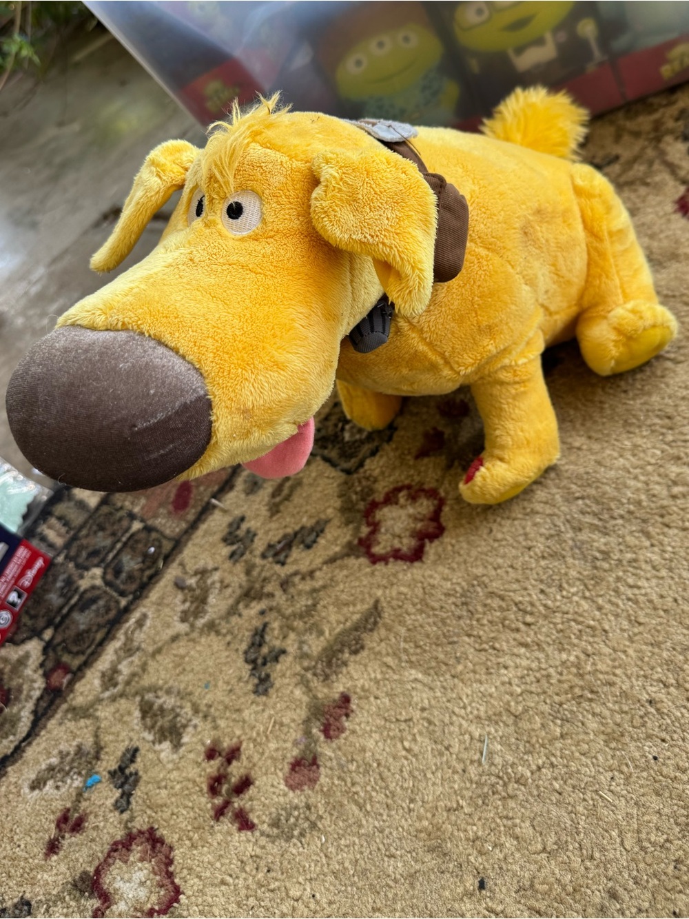 Disney Store Pixar Up Dug talking dog plush stuffed animal